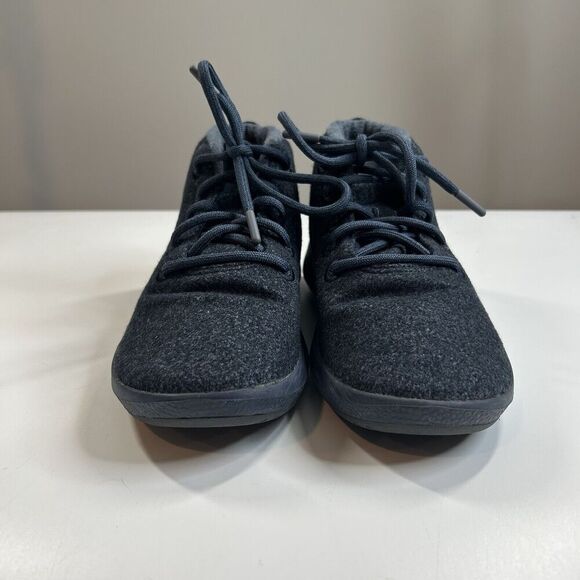 Allbirds Wool Runners Mizzle High Top Water Repellent Sneakers Navy Blue 8 - Picture 2 of 7